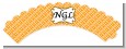 Modern Thatch Orange - Personalized Everyday Party Cupcake Wrappers thumbnail