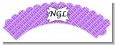 Modern Thatch Purple - Personalized Everyday Party Cupcake Wrappers thumbnail