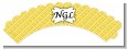Modern Thatch Yellow - Personalized Everyday Party Cupcake Wrappers thumbnail