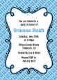 Modern Thatch Blue - Personalized Everyday Party Invitations thumbnail
