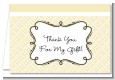 Modern Thatch Cream - Personalized Everyday Party Thank You Cards thumbnail