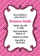 Modern Thatch Fuschia - Personalized Everyday Party Invitations thumbnail