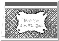 Modern Thatch Grey - Personalized Everyday Party Thank You Cards