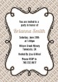Modern Thatch Latte - Personalized Everyday Party Invitations thumbnail