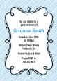Modern Thatch Light Blue - Personalized Everyday Party Invitations thumbnail