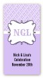 Modern Thatch Lilac - Personalized Everyday Party Rectangle Sticker/Labels thumbnail