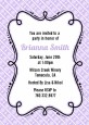 Modern Thatch Lilac - Personalized Everyday Party Invitations thumbnail