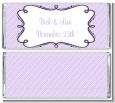 Modern Thatch Lilac - Personalized Everyday Party Candy Bar Wrappers thumbnail