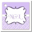 Modern Thatch Lilac - Personalized Everyday Party Card Stock Favor Tags thumbnail