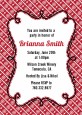 Modern Thatch Red - Personalized Everyday Party Invitations thumbnail