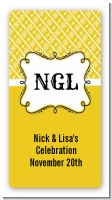 Modern Thatch Yellow - Personalized Everyday Party Rectangle Sticker/Labels