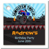 Monster Truck - Personalized Birthday Party Card Stock Favor Tags