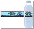 Monster Truck - Personalized Birthday Party Water Bottle Labels thumbnail