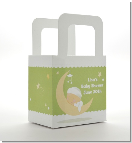 Over The Moon - Personalized Baby Shower Favor Boxes