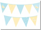 Over The Moon Boy - Baby Shower Themed Pennant Set
