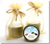 Moose and Bear - Baby Shower Gold Tin Candle Favors