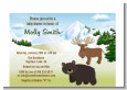 Moose and Bear - Baby Shower Petite Invitations thumbnail