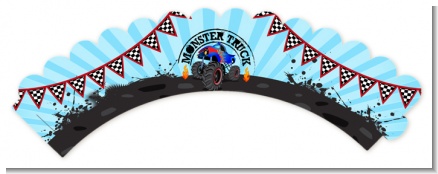 Monster Truck - Birthday Party Cupcake Wrappers