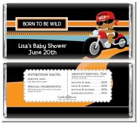 Motorcycle Baby - Personalized Baby Shower Candy Bar Wrappers