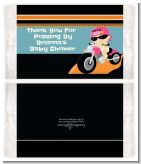 Motorcycle Baby Girl - Personalized Popcorn Wrapper Baby Shower Favors Motorcycle Baby Girl - Personalized Popcorn Wrapper Baby Shower Favors