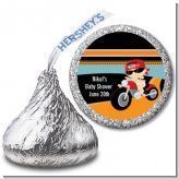 Motorcycle Baby - Hershey Kiss Baby Shower Sticker Labels