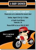 Motorcycle Baby - Baby Shower Invitations