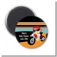 Motorcycle Baby - Personalized Baby Shower Magnet Favors thumbnail
