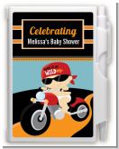 Motorcycle Baby - Baby Shower Personalized Notebook Favor