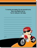 Motorcycle Baby - Baby Shower Notes of Advice Motorcycle Baby - Baby Shower Notes of Advice