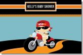 Motorcycle Baby - Personalized Baby Shower Placemats