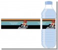 Motorcycle Hispanic Baby Boy - Personalized Baby Shower Water Bottle Labels thumbnail