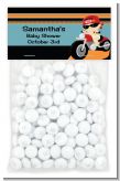 Motorcycle Baby - Custom Baby Shower Treat Bag Topper