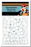 Motorcycle Baby - Custom Baby Shower Treat Bag Topper