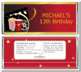 Movie Night - Personalized Birthday Party Candy Bar Wrappers