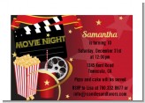 Movie Night - Birthday Party Petite Invitations