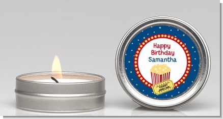 Movie Theater - Birthday Party Candle Favors