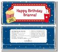 Movie Theater - Personalized Birthday Party Candy Bar Wrappers thumbnail