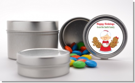 Mrs. Santa - Custom Christmas Favor Tins