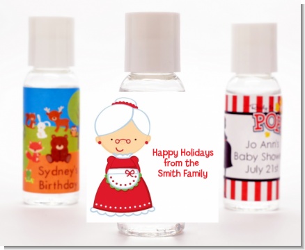 Mrs. Santa - Personalized Christmas Hand Sanitizers Favors
