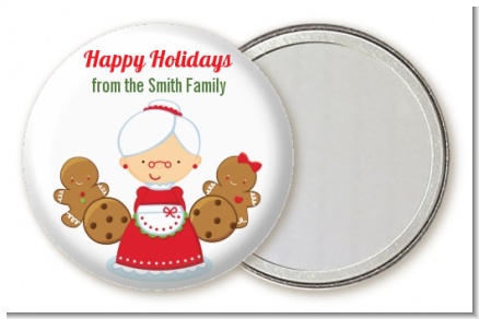 Mrs. Santa - Personalized Christmas Pocket Mirror Favors