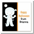 Mummy Costume - Personalized Halloween Card Stock Favor Tags thumbnail