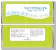Musical Notes Colorful - Personalized Birthday Party Candy Bar Wrappers thumbnail