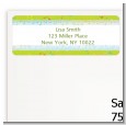 Musical Notes Colorful - Birthday Party Return Address Labels thumbnail