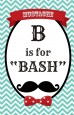 Mustache Bash - Personalized Birthday Party Wall Art thumbnail