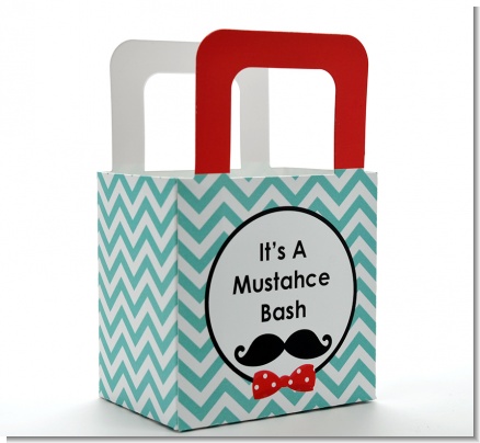 Mustache Bash - Personalized Birthday Party Favor Boxes