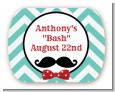 Mustache Bash - Personalized Birthday Party Rounded Corner Stickers thumbnail