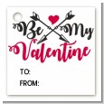 My Valentine - Personalized Valentines Day Card Stock Favor Tags thumbnail