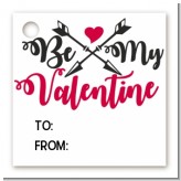My Valentine - Personalized Valentines Day Card Stock Favor Tags