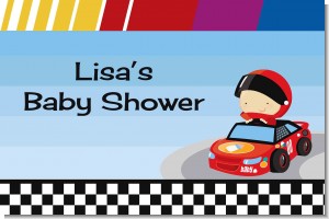 Nascar Inspired Racing - Personalized Baby Shower Placemats