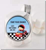 Nascar Inspired Racing - Personalized Baby Shower Candy Jar